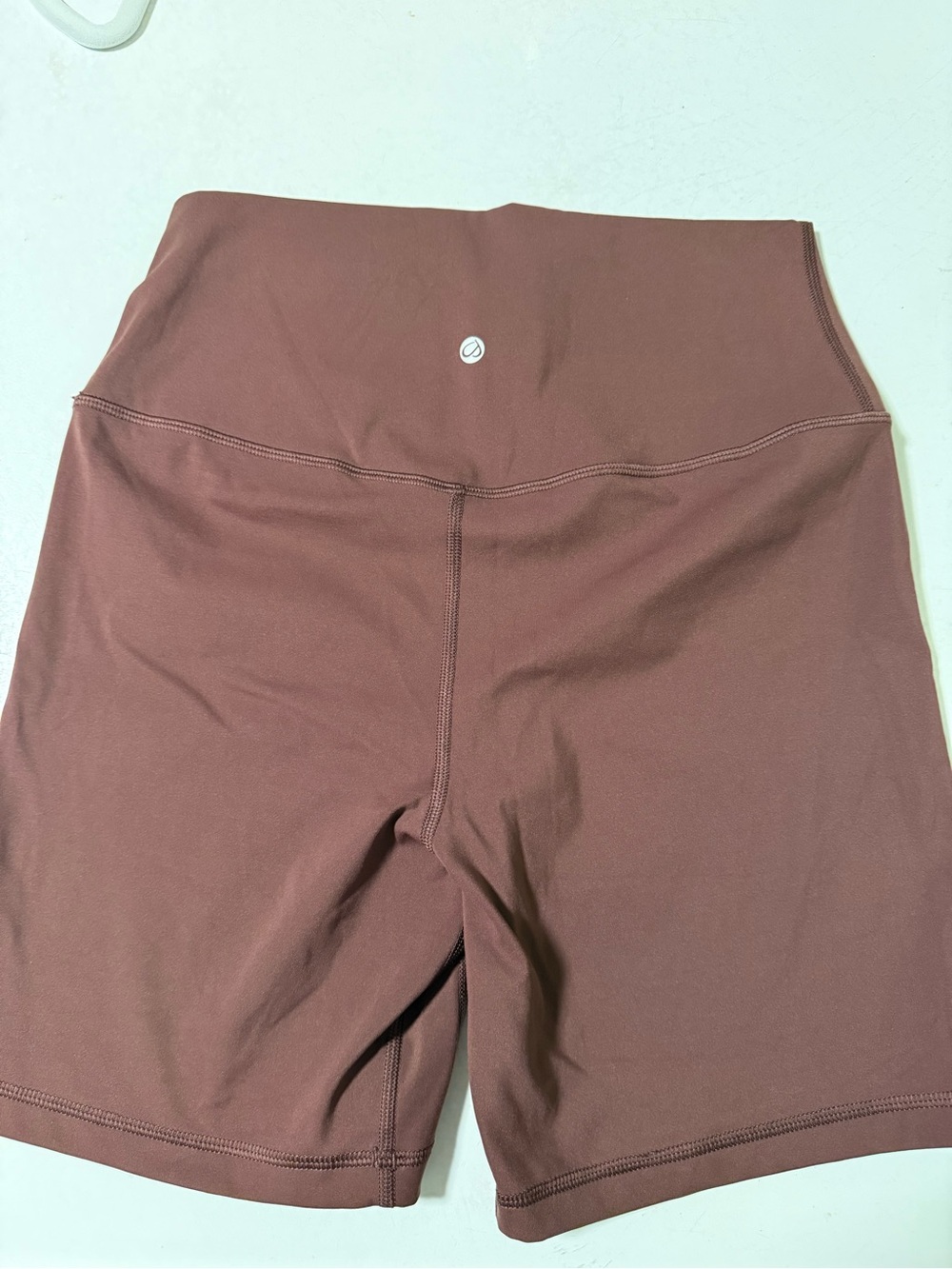 CRZ YOGA High-Waist Bike Shorts in Brown size M. LIKE NEW!!